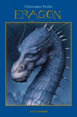 Book cover for Christopher Paolini's high fantasy novel Eragon.