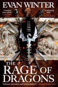 Book cover for Evan Winter's epic fantasy novel The Rage of Dragons.