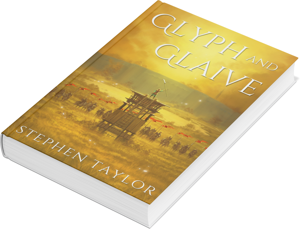 Epic fantasy novel Glyph and Glaive